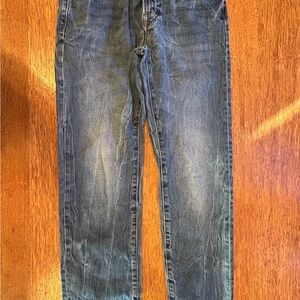 American Eagle Outfitters Men's Dark Blue Straight Jeans